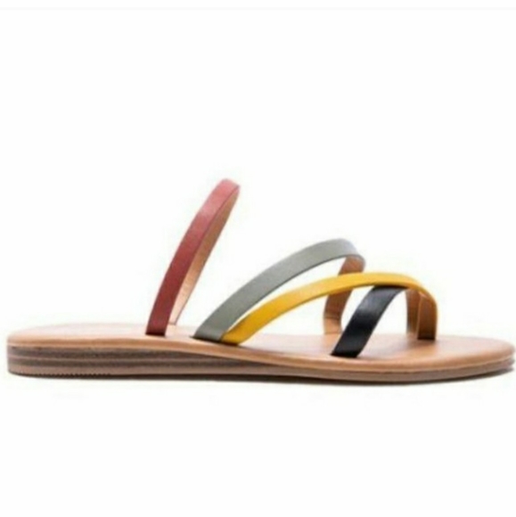 💥SANDAL/SLIDE IN BLACK/YELLOW/RED/GRAY💥 - Picture 3 of 3